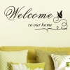 Wallsticker - Welcome to our home