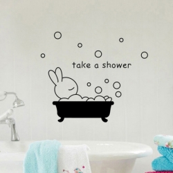 Wallsticker - Take a shower