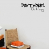 Wallsticker - Don't worry, Be happy