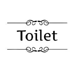Toilet klistermærke - Old Style
